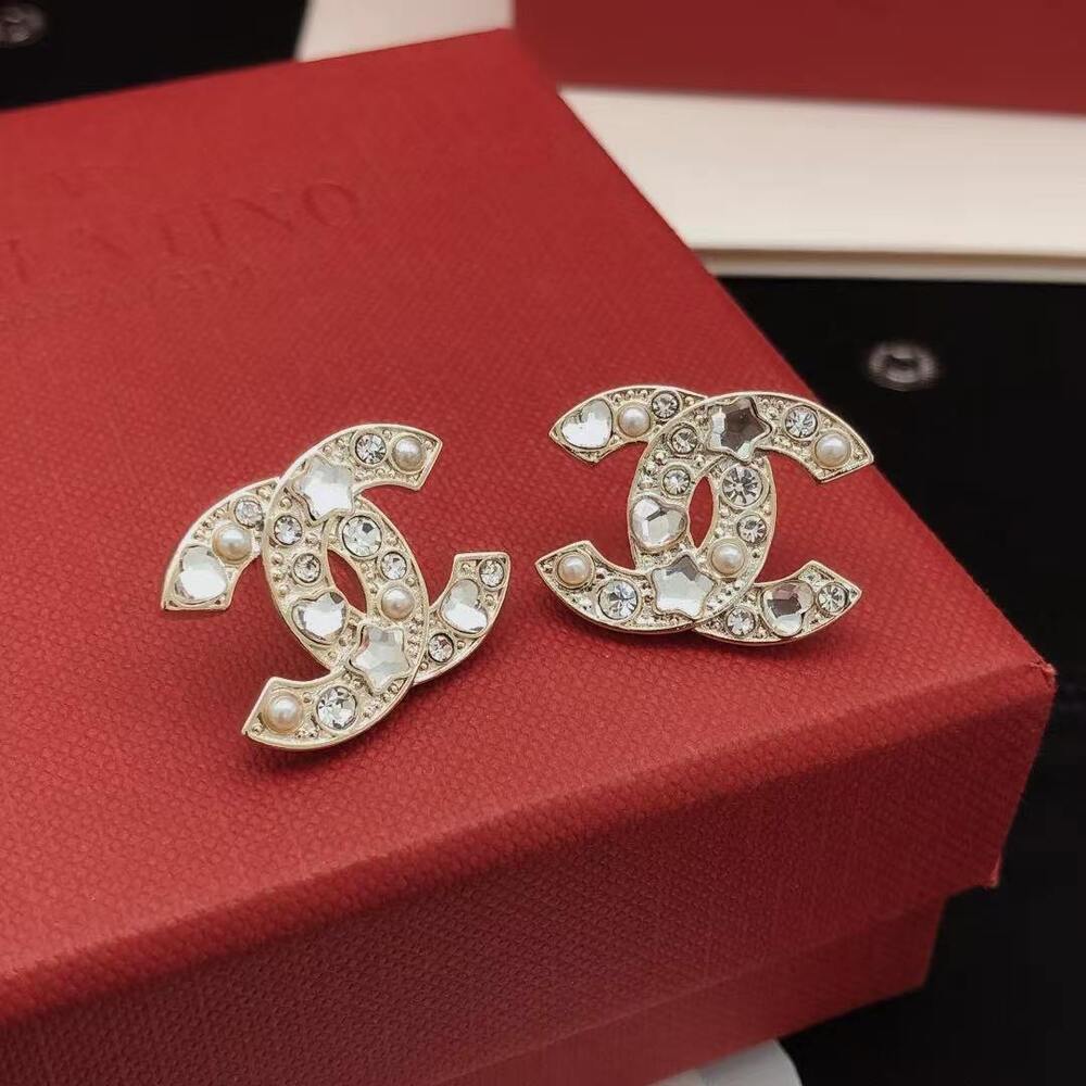 ❤️Chanel Starry Double C Earrings